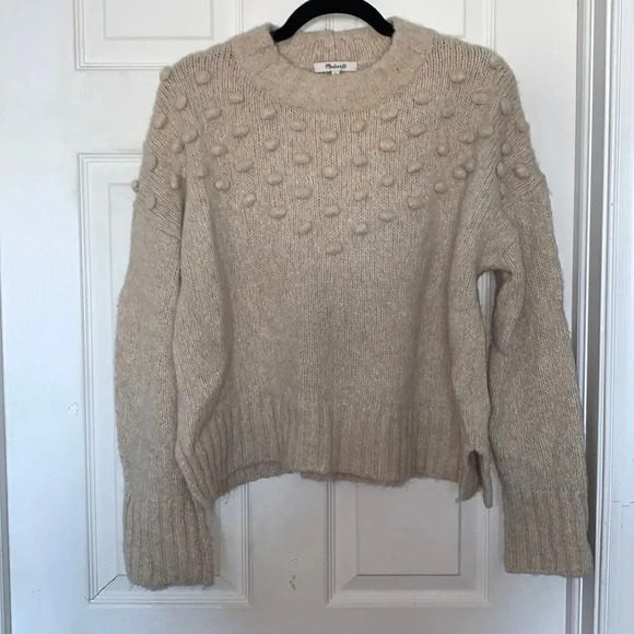 Madewell Placed Bobble Mock Neck Sweater - Picture 5 of 9